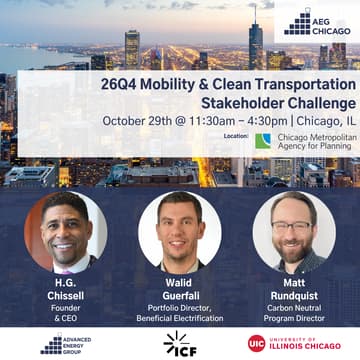 Cover Image for AEG Chicago 26Q4 Mobility & Clean Transportation Stakeholder Challenge