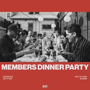 Cover Image for Members Summer Dinner Party