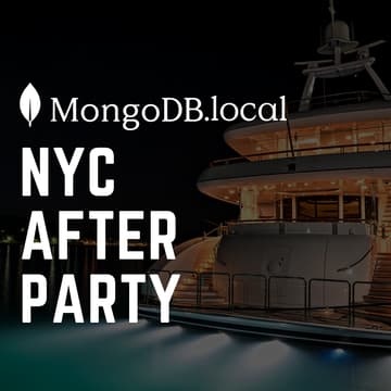 Cover Image for ⚓ MongoDB.local NYC Official Afterparty
