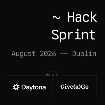 Cover Image for Daytona & Give(a)Go HackSprint - Dublin, August 2026