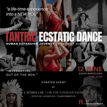 Cover Image for TANTRIC ECSTATIC DANCE (English + Español) - más que una danza.