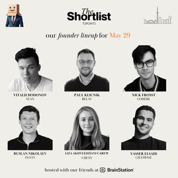 Cover Image for The Shortlist Founder Showcase: Presented by Boardy (Toronto Edition)