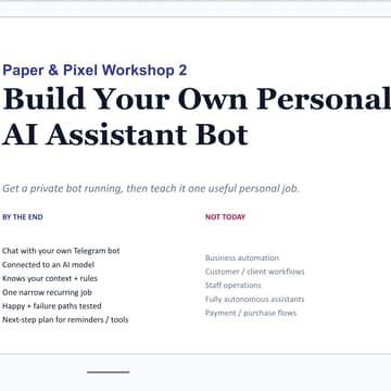 Cover Image for Build Your Own Personal AI Assistant Bot