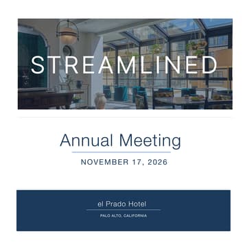 Cover Image for Streamlined 2026 Annual Limited Partner Meeting