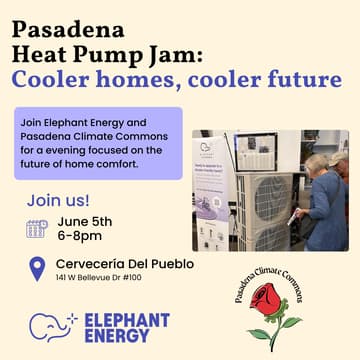 Cover Image for Pasadena Heat Pump Jam: Cooler Homes, Cooler Future