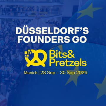 Cover Image for Düsseldorf's founders go Bits & Pretzels 2026