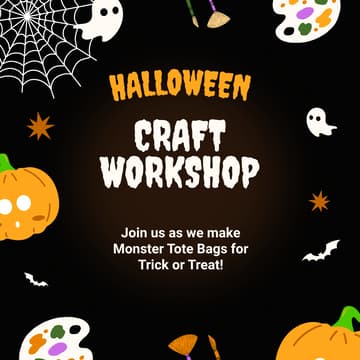 Cover Image for Halloween Kids Craft Workshop