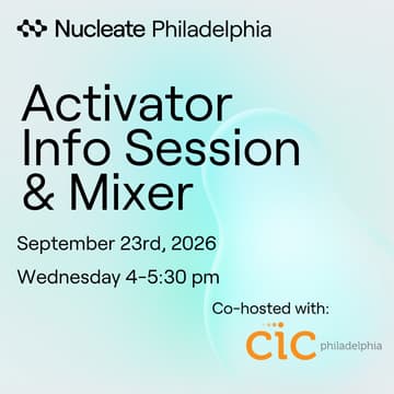 Cover Image for Activator Info Session and Mixer by Nucleate Philadelphia