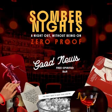 Cover Image for Somber Nights: Zero Proof x Good News Bar