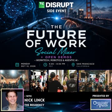 Cover Image for The Future of Work Social Mixer + Open Demos: Worktech, Robotics & Agentic AI