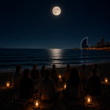 Cover Image for 🌕 Meet Me Under the Moon | Luna llena junto al mar