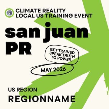 Cover Image for San Juan, PR - Climate Reality Local Training Event