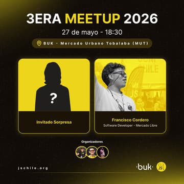 Cover Image for 3era Meetup JS Chile @ Buk