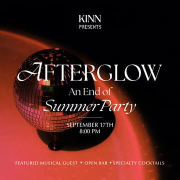 Cover Image for Afterglow: An End-of-Summer Party