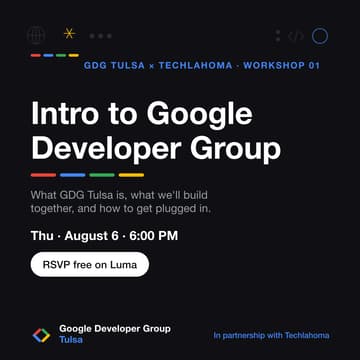 Cover Image for Intro to Google Developer Group