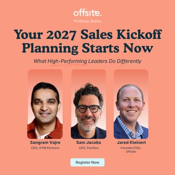 Cover Image for Webinar | Your 2027 Sales Kickoff Planning Starts Now