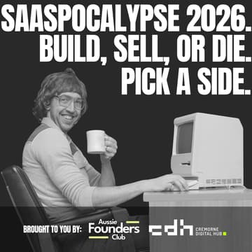 Cover Image for SaaSpocalypse 2026. Build, Sell, or Die. Pick a side.