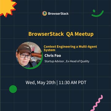Cover Image for BrowserStack QA Meetup : Multi-Agent QA