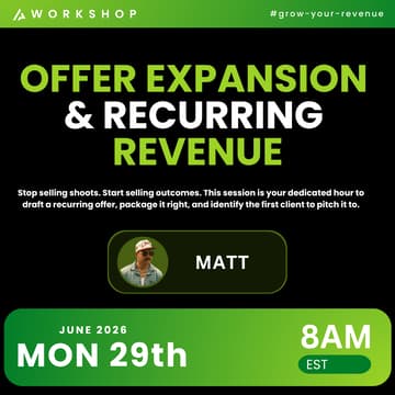Cover Image for Offer Expansion & Recurring Revenue