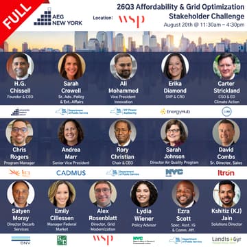 Cover Image for AEG New York 26Q3 Stakeholder Challenge: Affordability & Grid Optimization