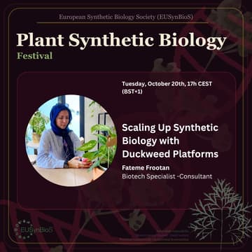 Cover Image for Scaling Up Synthetic Biology with Duckweed Platforms with Fateme Frootan