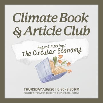 Cover Image for Climate Book & Article Club: The Circular Economy