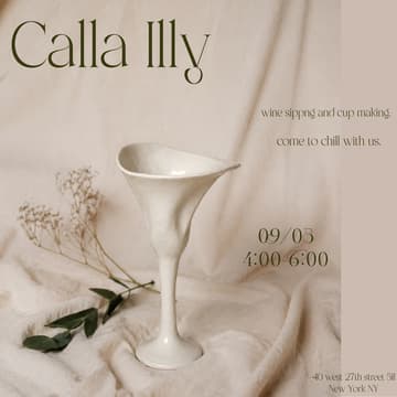Cover Image for Calla — a glass that blooms.