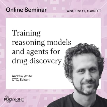 Cover Image for Andrew White | Training reasoning models and agents for drug discovery