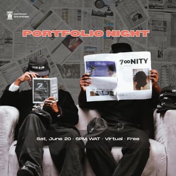 Cover Image for Portfolio Night
