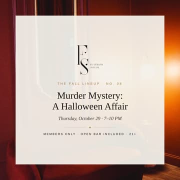 Cover Image for No. 08 — Murder Mystery: A Halloween Affair 🕯️🖤