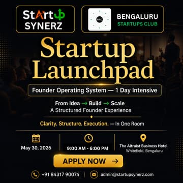Cover Image for Startup Launchpad – Founder Operating System (1 Day Intensive Program)