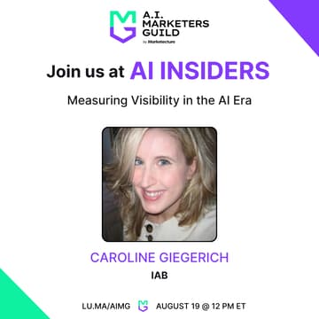 Cover Image for AI Insiders with Caroline Giegerich: Measuring Visibility in the AI Era