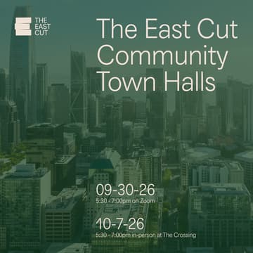 Cover Image for The East Cut Community Town Halls