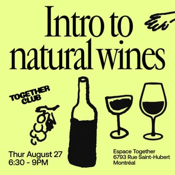 Cover Image for Workshop: Intro aux vins natures 🍷