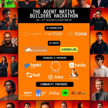 Cover Image for Agent Native Builders Hackathon @ Cloudflare HQ