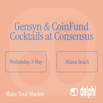 Cover Image for Exclusive Delphi Cocktails | Hosted by Gensyn & CoinFund