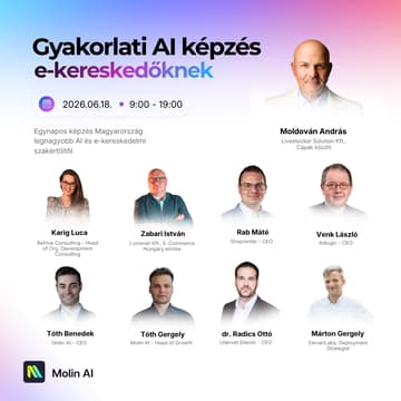 Cover Image for Gyakorlati AI képzés e-kereskedőknek