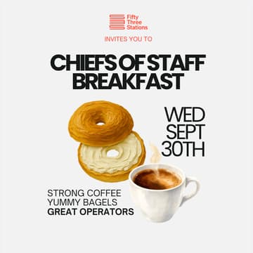 Cover Image for Chiefs of Staff Breakfast