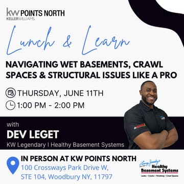 Cover Image for Lunch & Learn: Save The Deal - Navigating Wet Basements, Crawl Spaces, and Structural Issues Like a Pro
