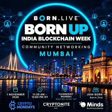 Cover Image for BORN UP — India Blockchain Week Mumbai Community Networking Meetup