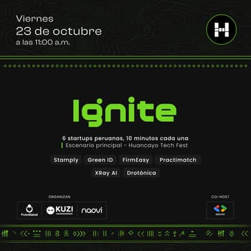 Cover Image for Ignite: 6 startups peruanas, 10 minutos cada una