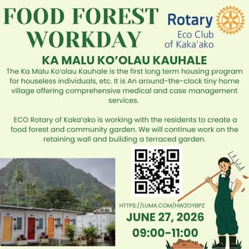 Cover Image for Food Forest Workday at Ko'olau Kau Hale