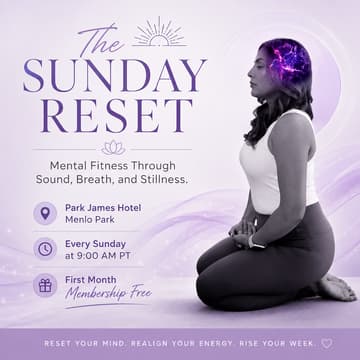 Cover Image for Breathwork, Meditation and Sound Bath Immersion