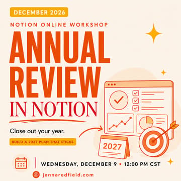 Cover Image for Annual Review In Notion