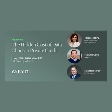 Cover Image for Webinar: The Hidden Cost of Data Chaos in Private Credit