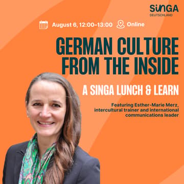 Cover Image for German Culture from the Inside: A SINGA Lunch & Learn