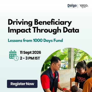 Cover Image for Driving Beneficiary Impact from Data: Lessons from 1000 Days Fund
