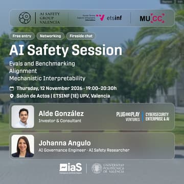Cover Image for iaS - Valencia: AI Safety Session.