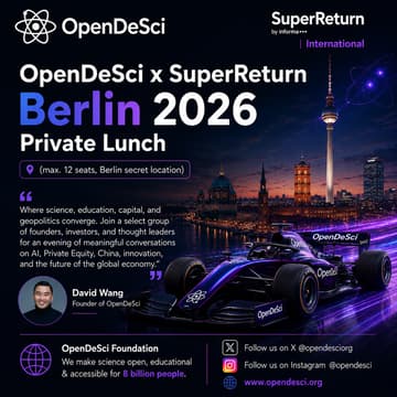 Cover Image for OpenDeSci x SuperReturn Berlin 2026 (private lunch, max 12 seats)