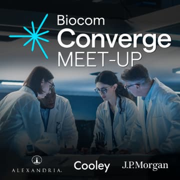 Cover Image for Converge Meet-Up: TechBio Edition | Biocom x Alexandria x Cooley x J.P. Morgan